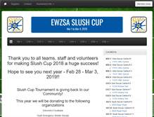 Tablet Screenshot of ewzsaslushcup.com